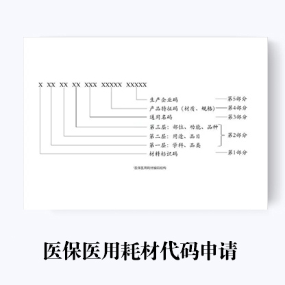代辦醫保醫用耗材代碼編碼
